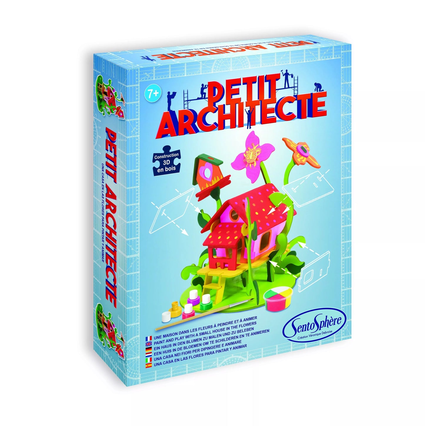 Kūrybinis rinkinys PETIT ARCHITECTE Namas gėlėse