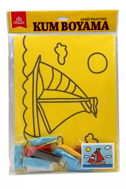 Red Castle kūrybinis smėlio rinkinys, 275x205 mm, Laivelis