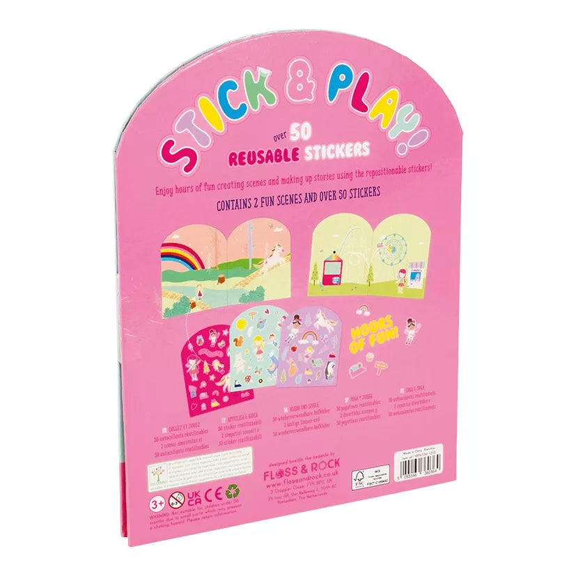 Rinkinys su daugkartiniais lipdukais, Vaivorykštės fėja