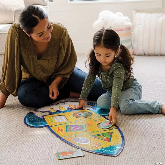 Grindų dėlionė „Rocket Floor Puzzle“