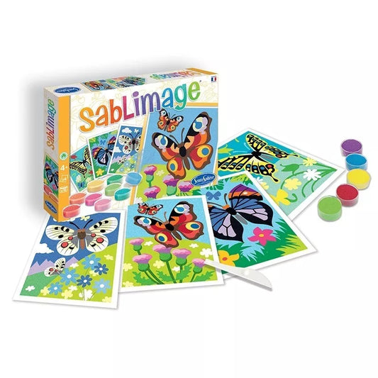 Kūrybinis smėlio rinkinys „Drugeliai“