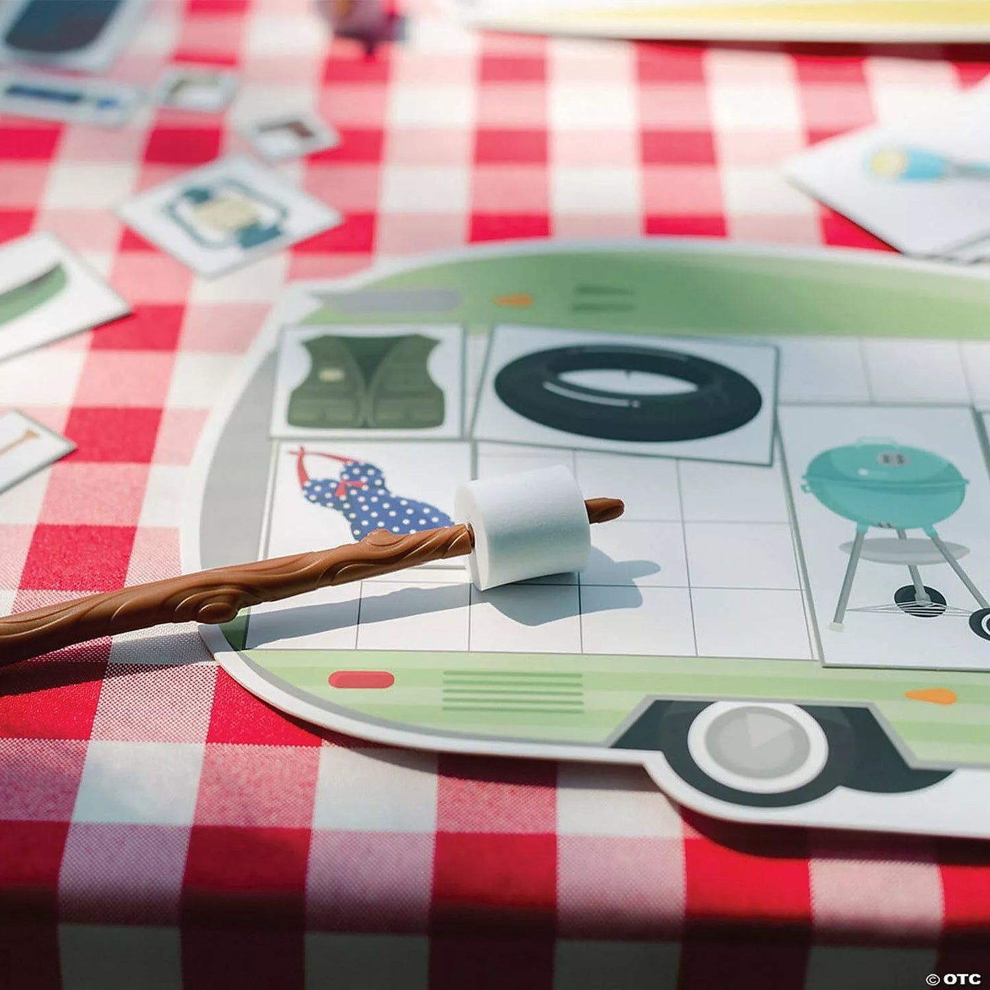 Stalo žaidimas „Slappy camper“