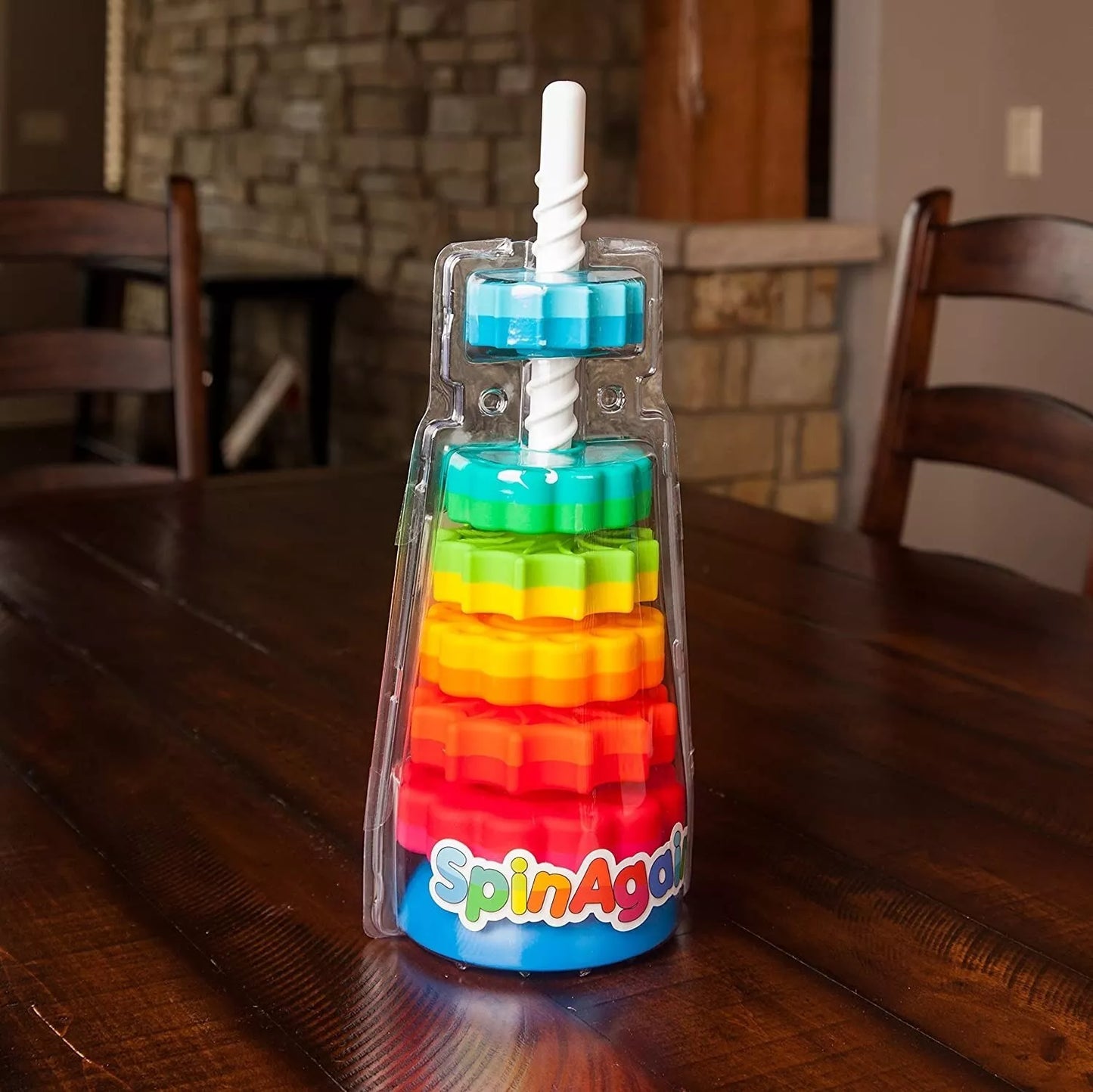 Besisukanti piramidė „SpinAgain“