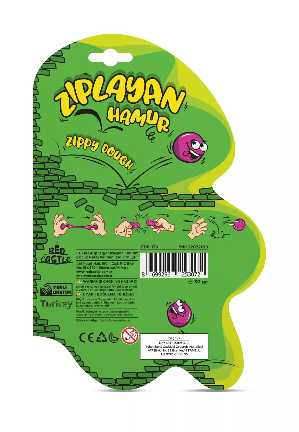 Red Castle šokinėjantis modelinas, violetinis 30 g