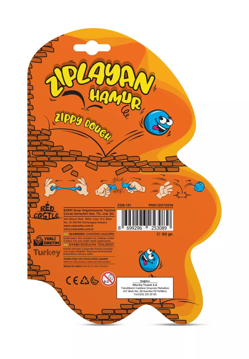 Red Castle šokinėjantis modelinas, mėlynas 30 g